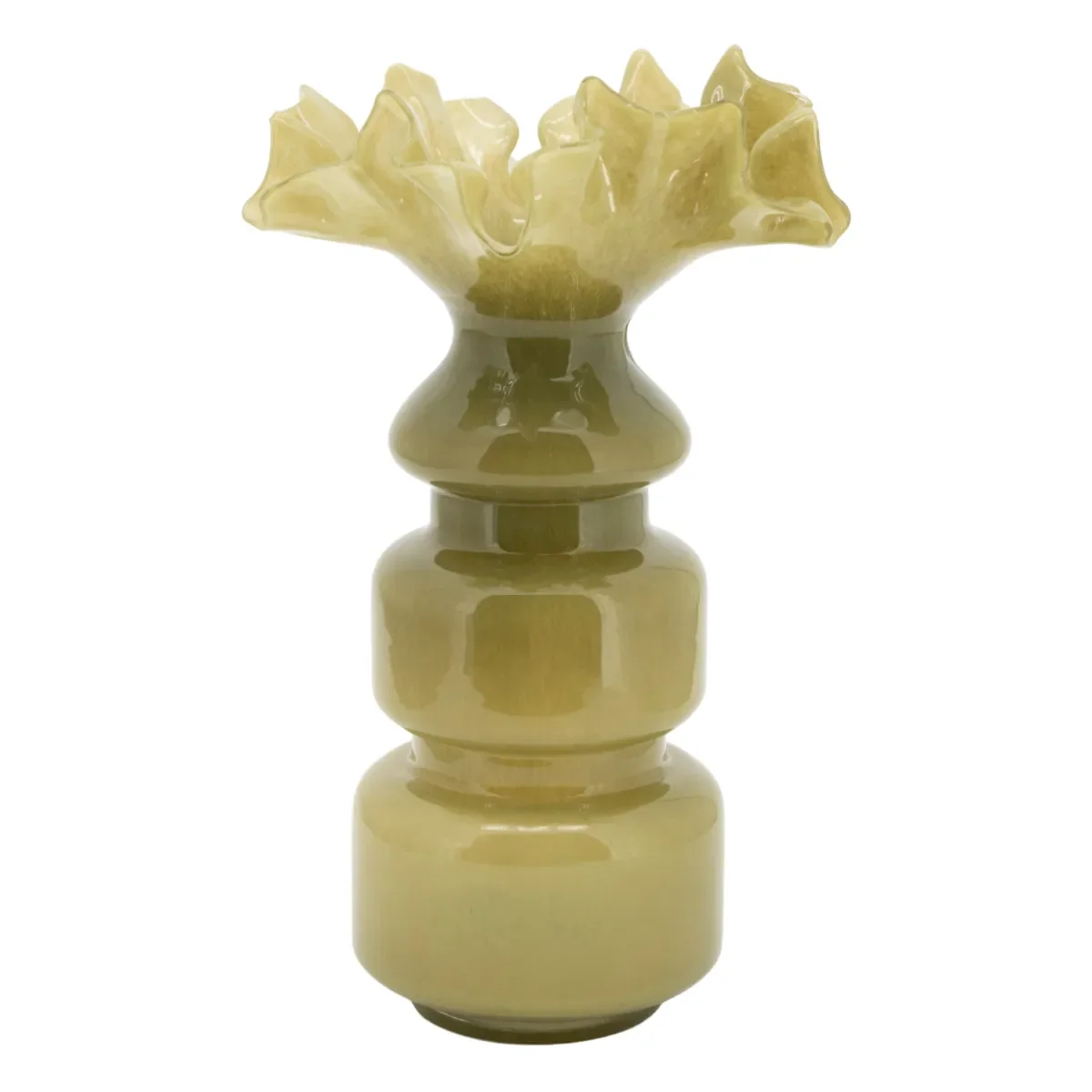 Baia 3 Vase 22,5x22,5x39 cm Glass Grønn