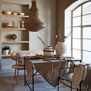 NEST lampeskjerm natur Ø50cm H65 cm