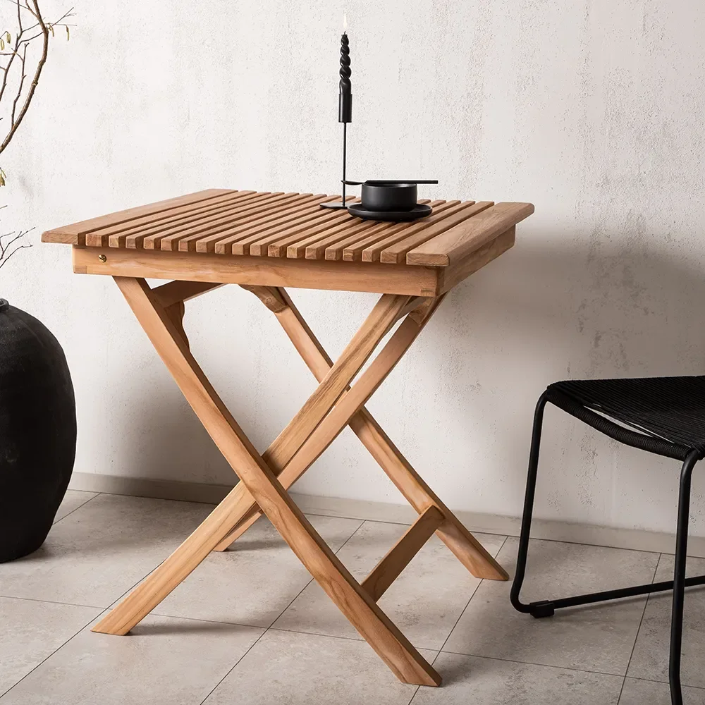 Ghana kafébord 70x70 cm teak 