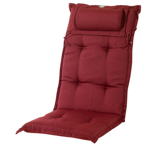 Canyon 8 cm stillingspute i strukturdralon bordeaux