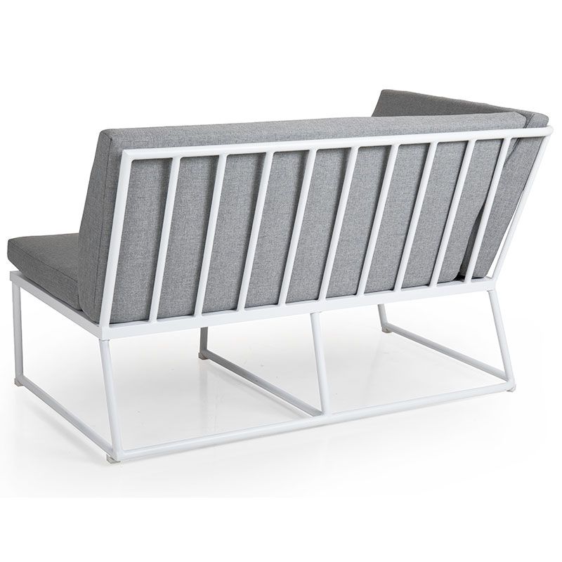 Vence avslutningsmodul høyre hvid/pearl grey