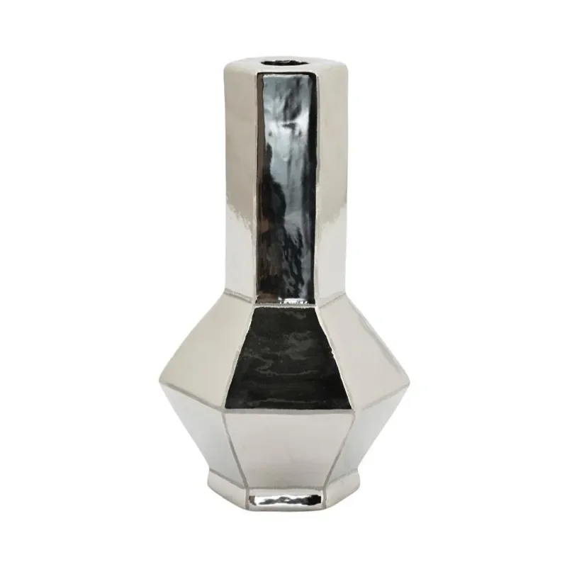 Axis large Lysestake 11,5x10,3x20 cm Leirtøy chrome