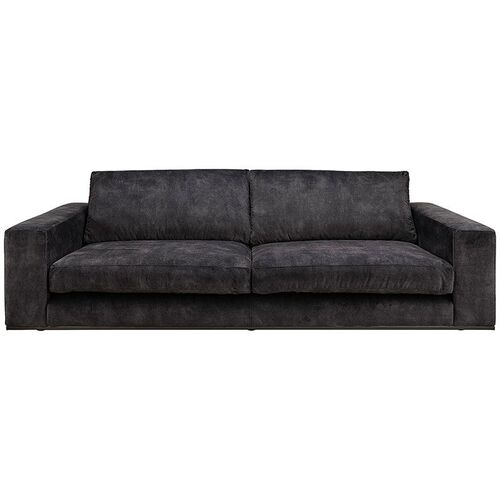 Senna 3-seter Sofa Velvet Dark Grey Artwood
