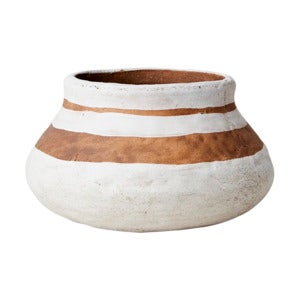 Camille krukke S White/brown