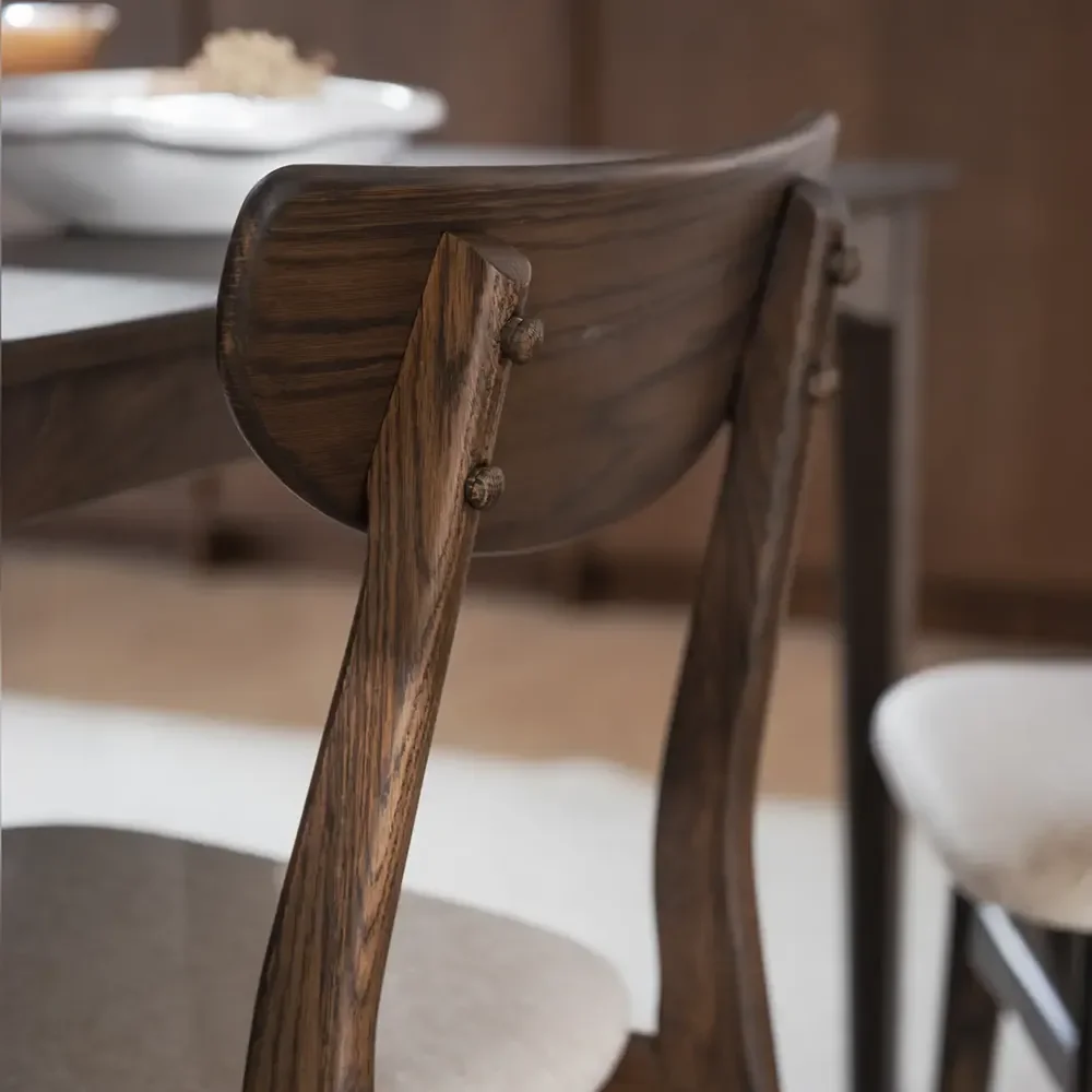 Rodham stol brun eik/beige