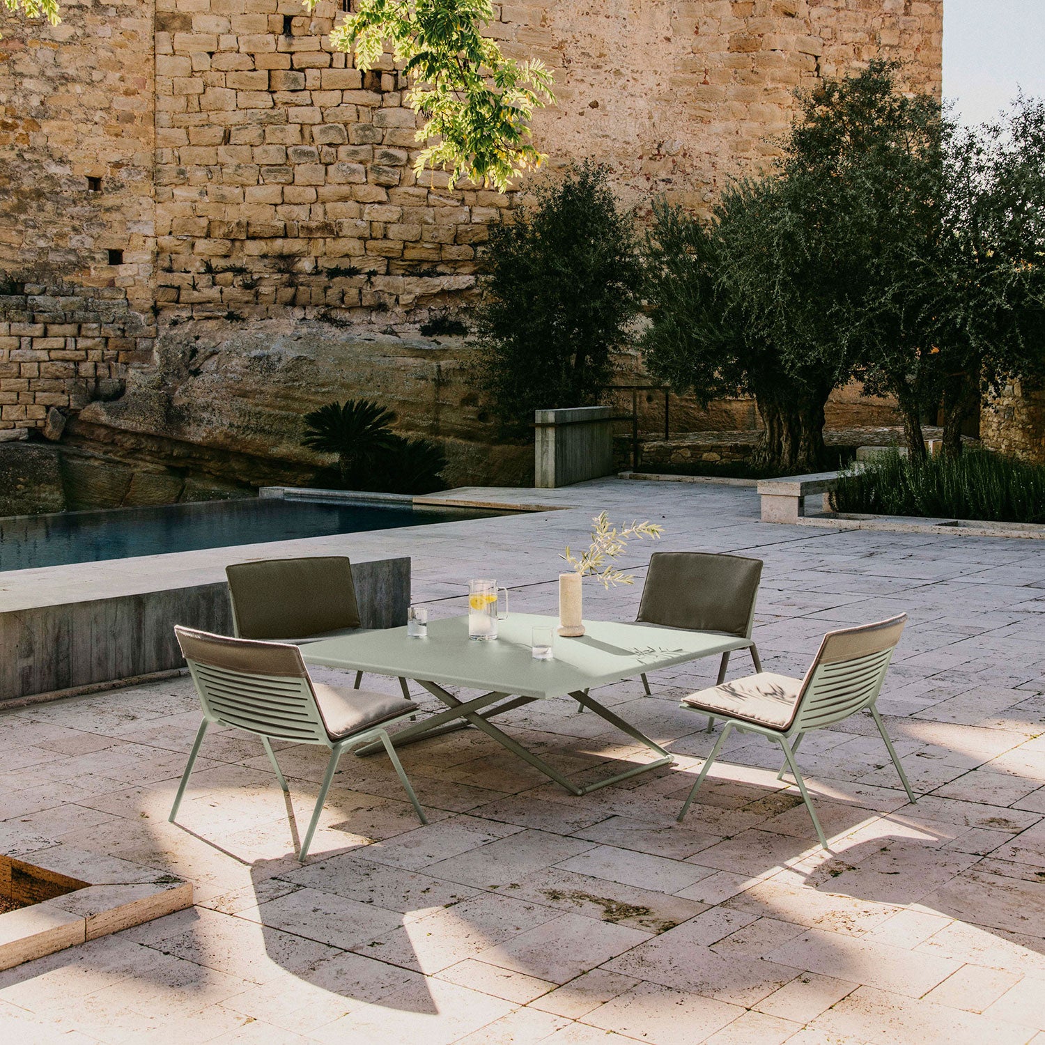 Zebra lenestol Pearly Gold