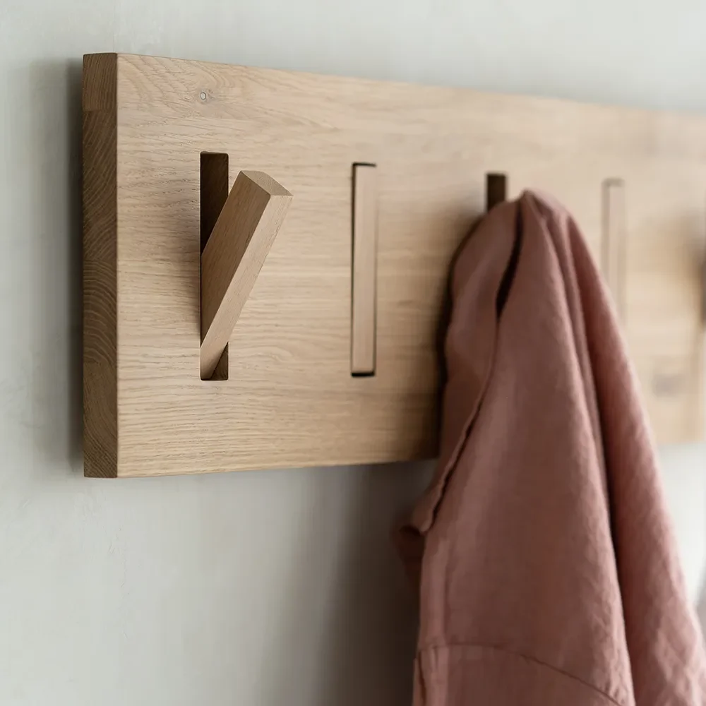 Utilitile Knagg 78x23 cm Eik svart