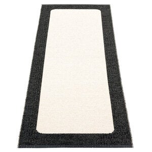 Ilda matte 70x180 cm black / vanilla 