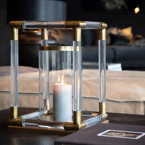 Baltimore lyslykt antikk messing L Artwood