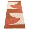 Hill teppe Brick/Rust/Cream 70 x 180cm