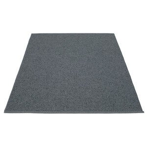 Svea matte 230x320 cm granit / black metallic 