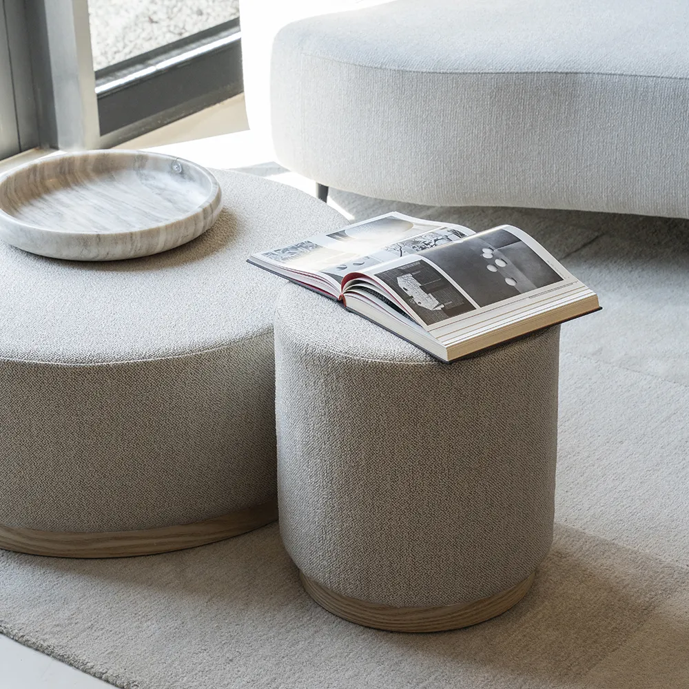 Puff Avah Small Taupe