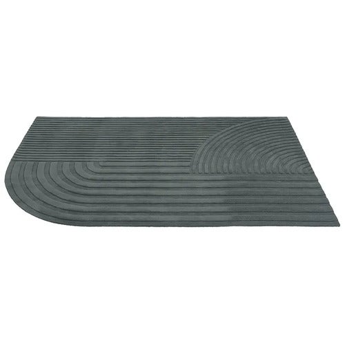 Relevo Rug 200 x 300 cm - Dark Green