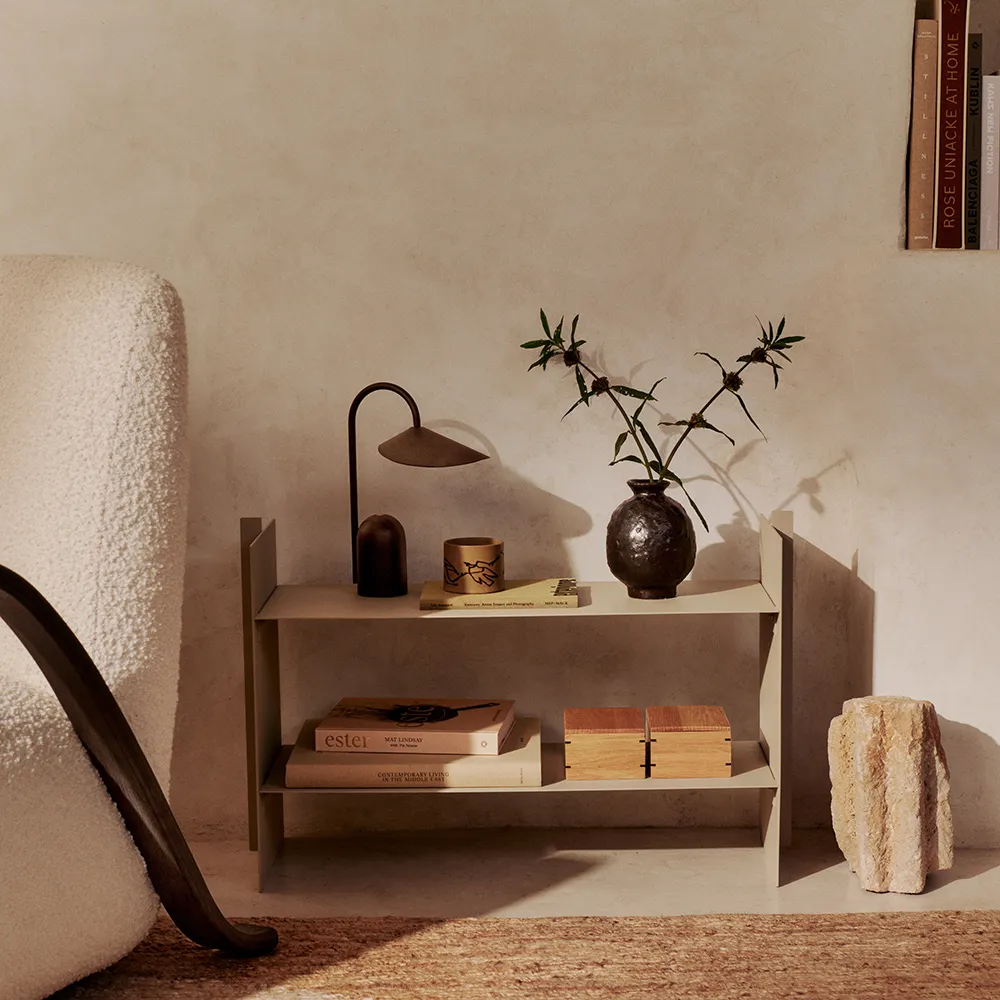 Arum Portabel lampe Dark Chocolate