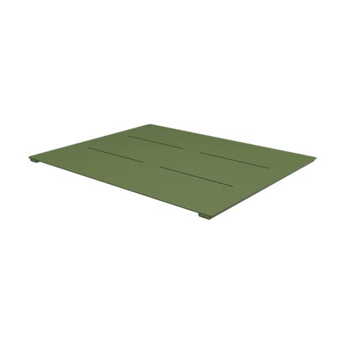 AVANTI bordplate aluminium olivengrønn