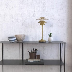 Picasso bordlampe 350 mm Antikk messing