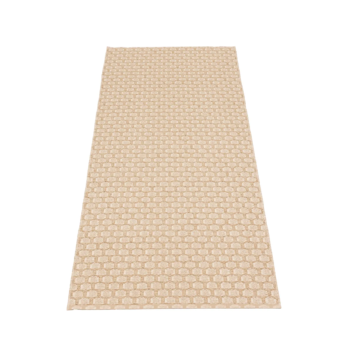 Pappelina, Vendbar Plastmatte MIMI Beige/Vanilla 70x300 cm