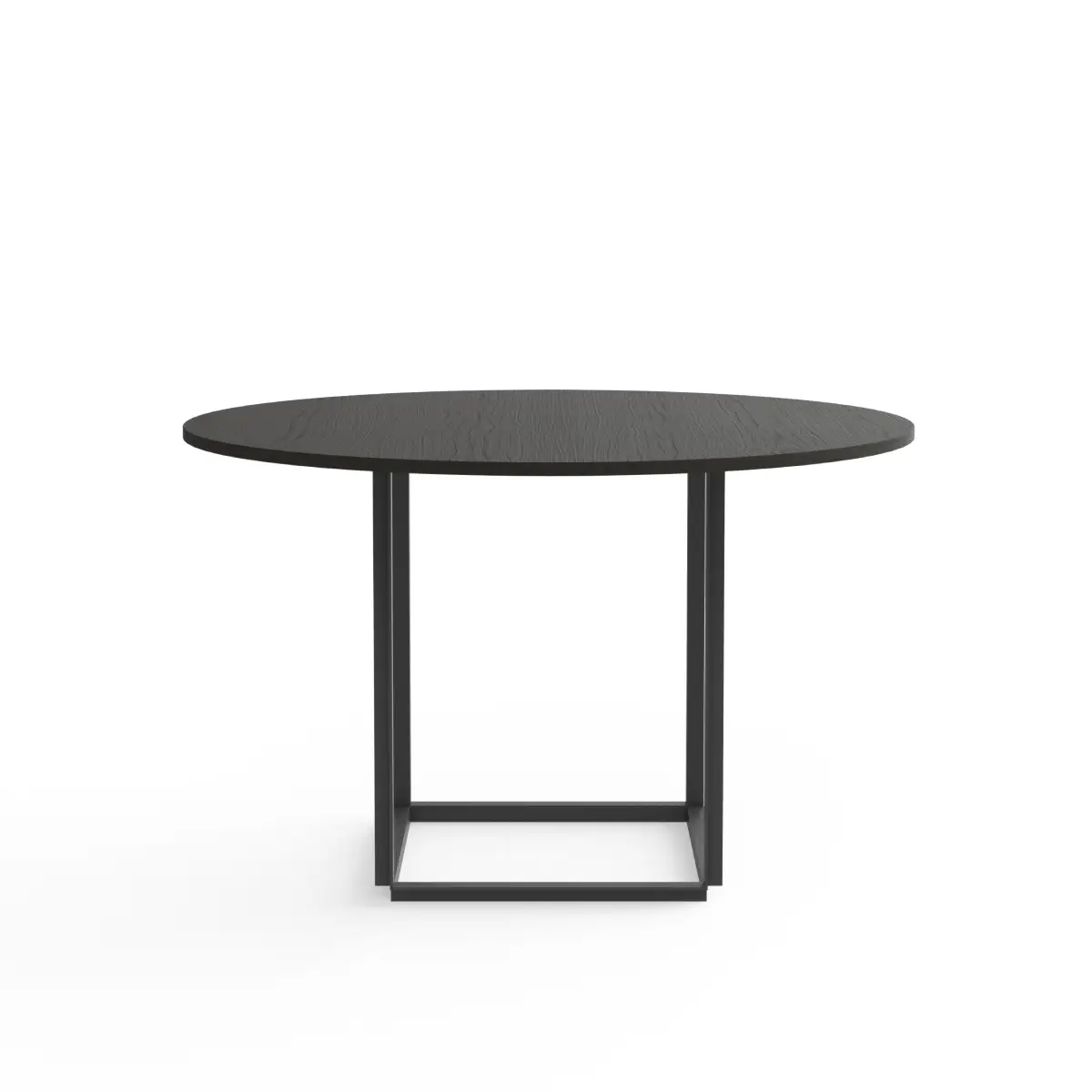 Florence Bordplate Ø120cm Svartsvidd Ask