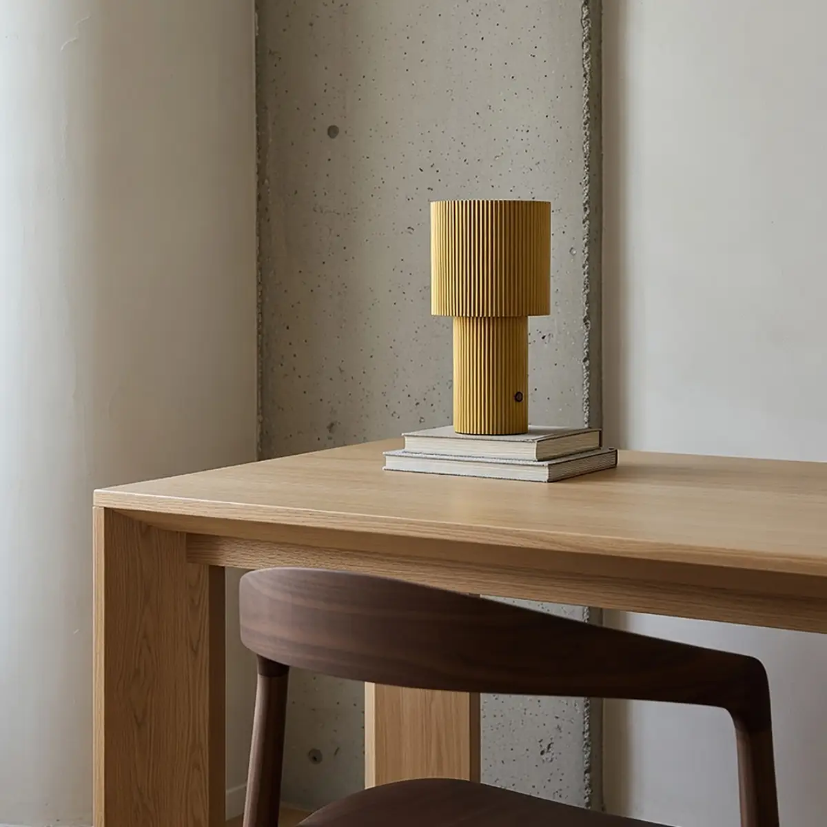 Iluma bærbar bordlampe Ø12,2 x H22,1 cm metall gull