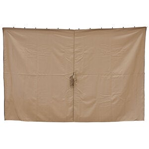 Sidevegger 195x350 cm svart/beige 