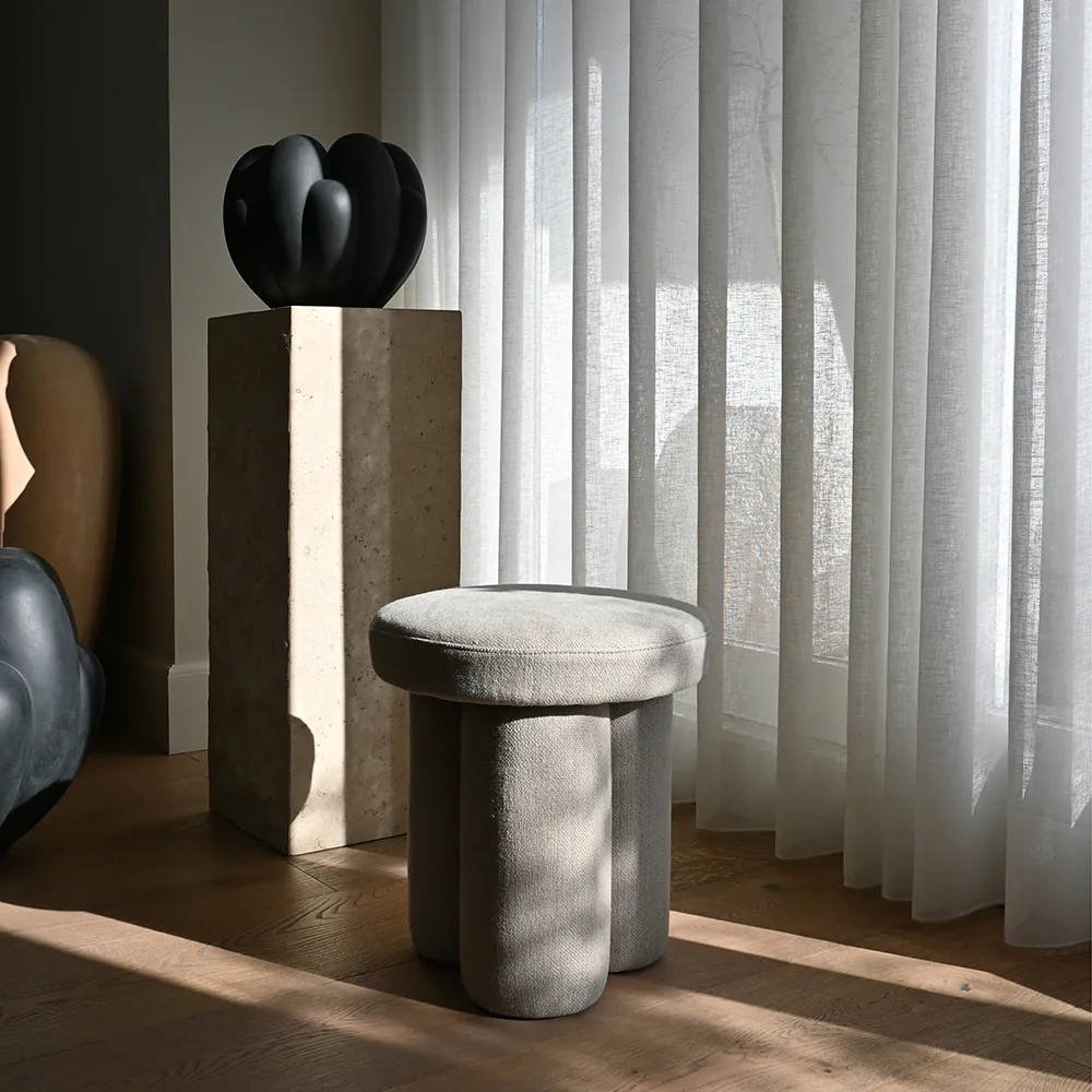 Big Foot Stool - Linen