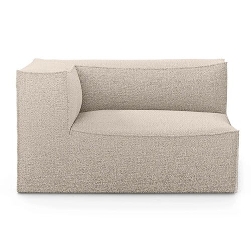 Catena Sofa Armrest Left L400 - Wool Boucle - Natural