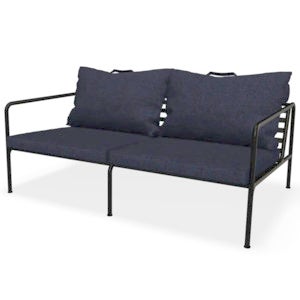 Avon 2-seters sofa Indigo/Black 