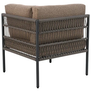 Reno hjørnestykke Svart / Raw Peanut