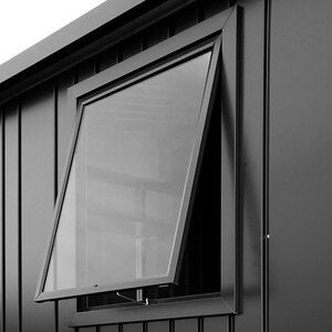 Europe vinduselement Hagebod metallic mørkegrå Biohort