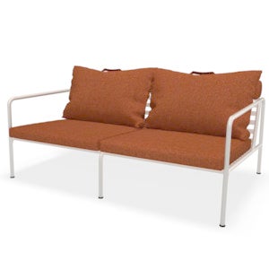 Avon 2-seters sofa Rust/White 