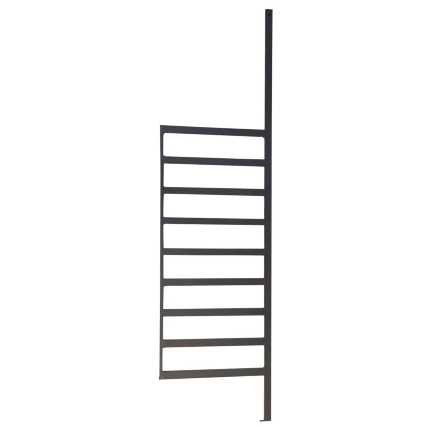Piode espalier antrasitt aluminium Brafab