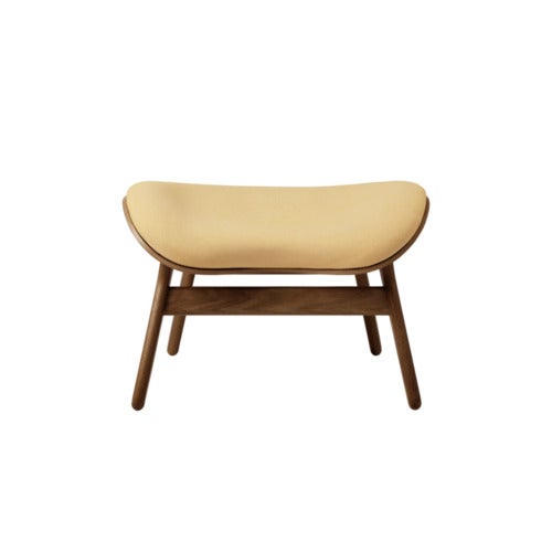 A Conversation Piece Ottoman Ottoman Solid Oak,Plywood,Polyester,MDF (