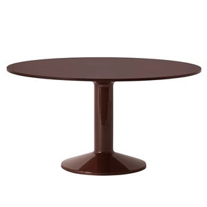 Midst spisebord 140 cm - Dark Red Linoleum Dark Red