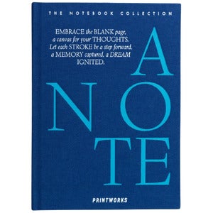  Notebook - Bare en notat, blå