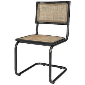 Spisestol Emile Black Antique Artwood