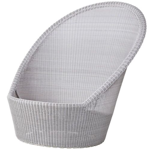 Kingston Loungestol Hvit/grå