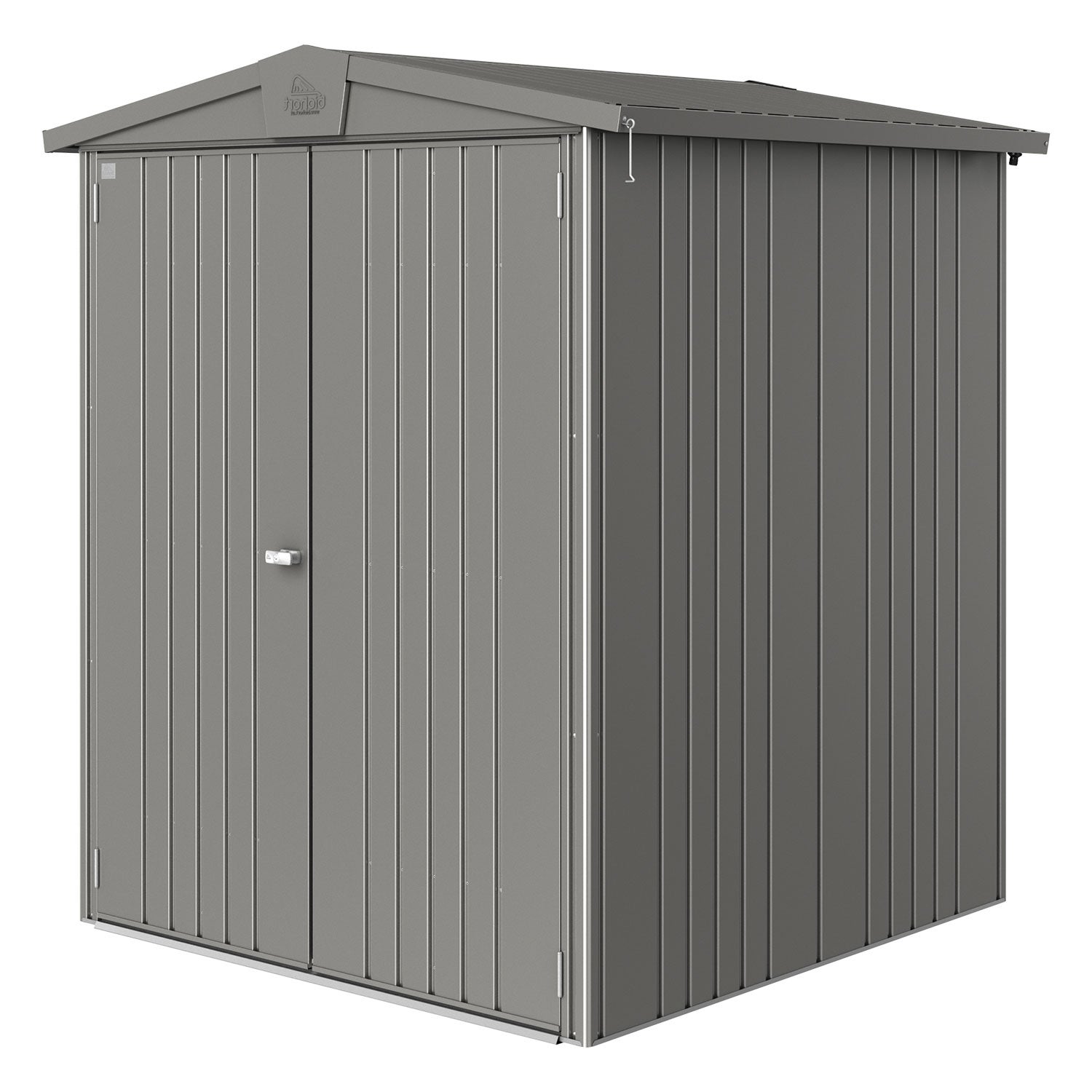 Europa Hageskur størrelse 2 metallic kvartsgrå Biohort