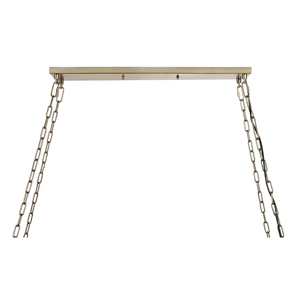 Taklampe Crown 148x48 Cm old brass