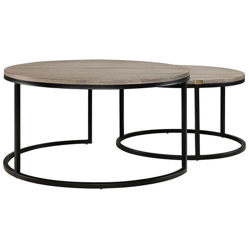 Mason salongbord to deler antikkgrå Artwood