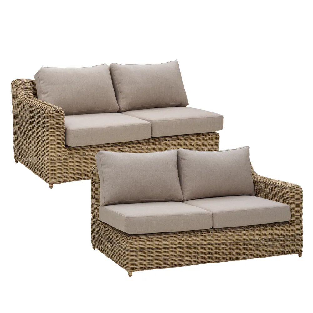 Glendon endestykker, 2-pakning  Rustic / 220 Beige