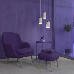 Edge pendel S Hvit E27