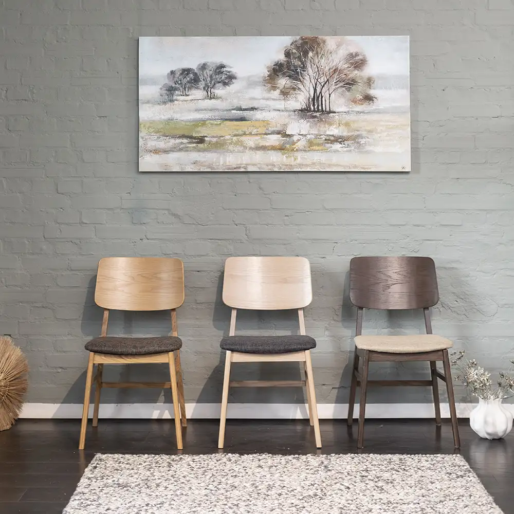 Stevie Spisestol i oljet eik/brun 2-pakning