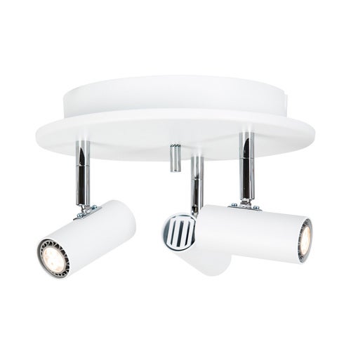 Cato Triospot Matt Hvit