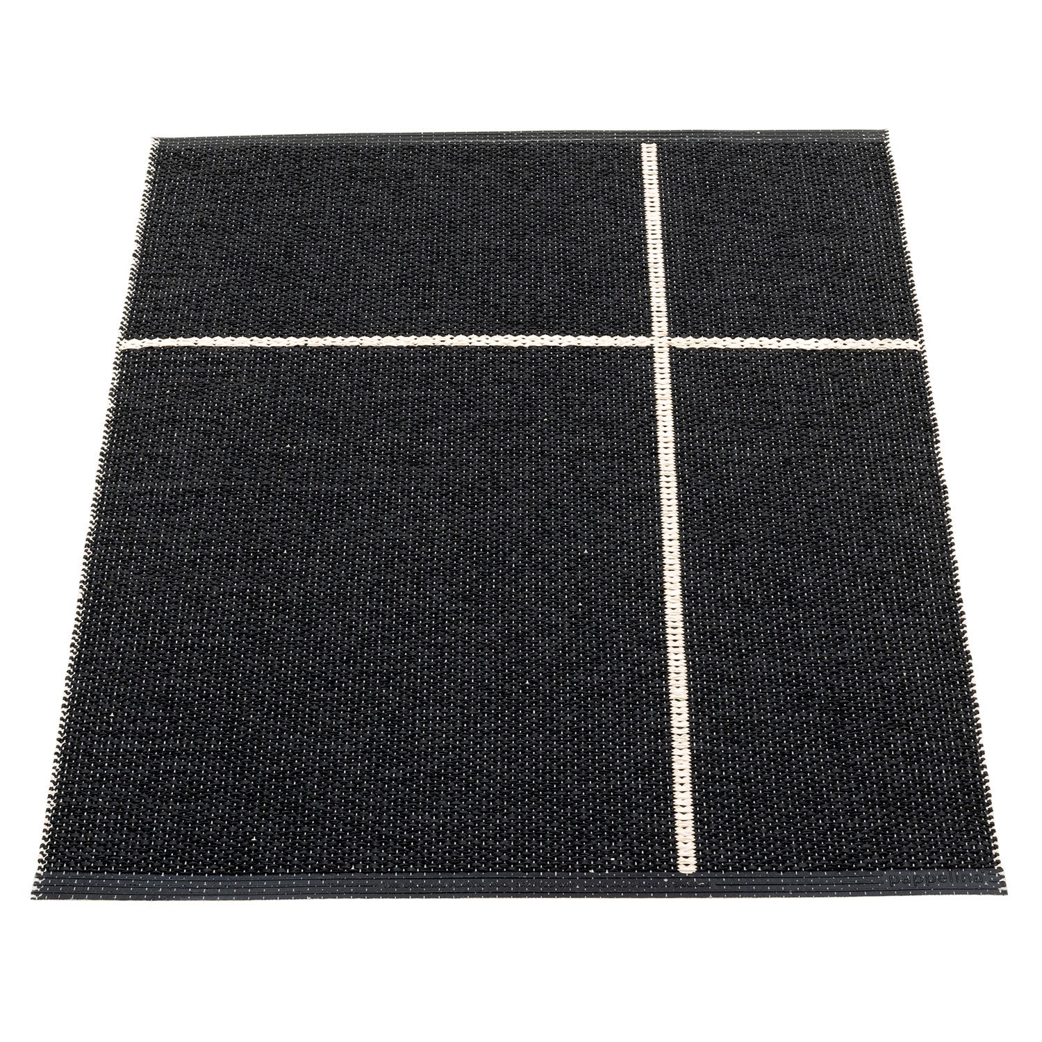 Fred matte 70x90 cm black / vanilla 