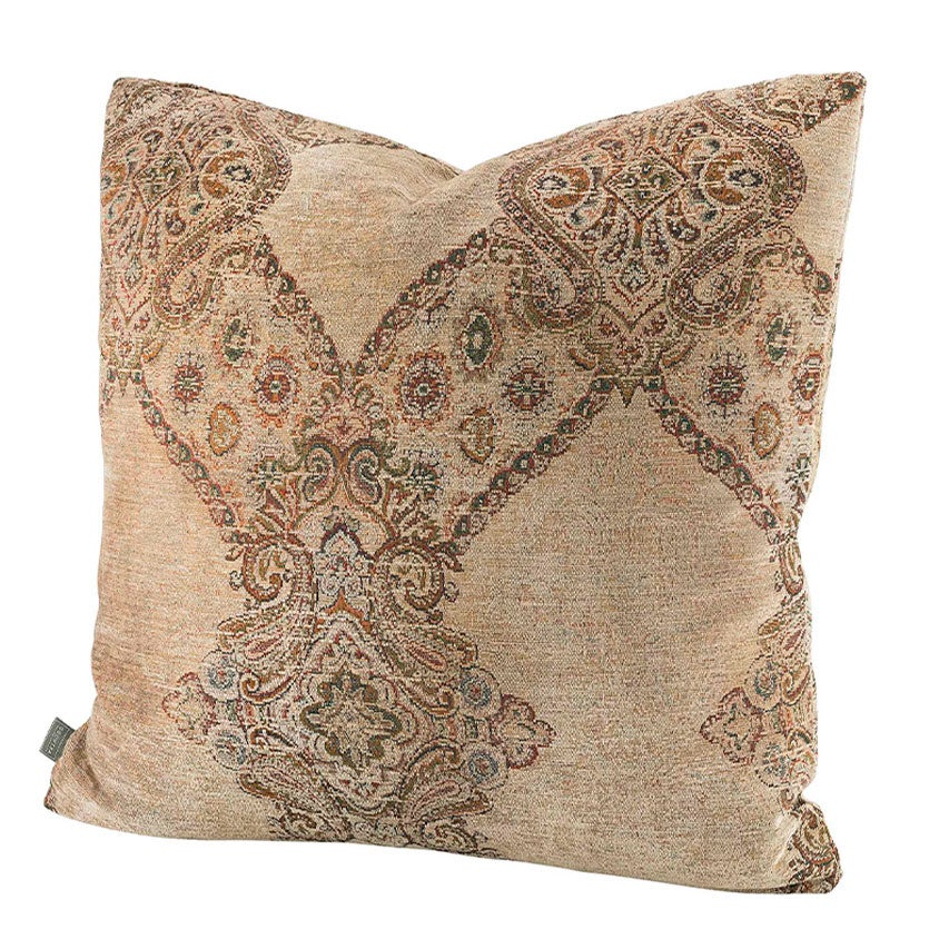 Miralago Puteovertrekk Paisley Beige Plain 60X60