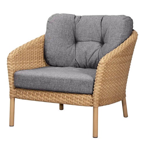 Ocean putesett til loungestol Dark grey, Wove