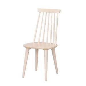 Lotta spisestol hvit pigmentert