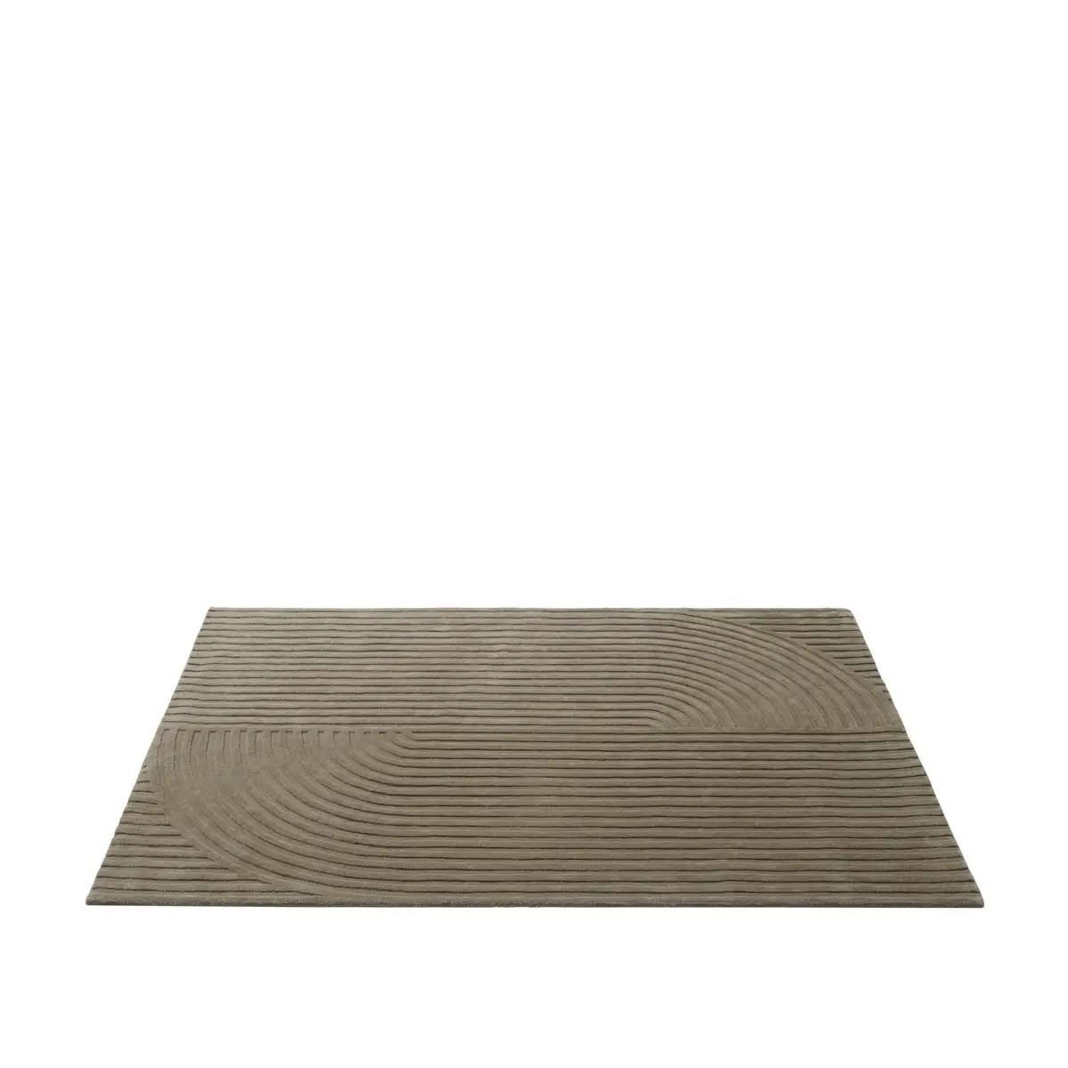 Relevo Teppe Quattro - 170 x 240 cm - Taupe