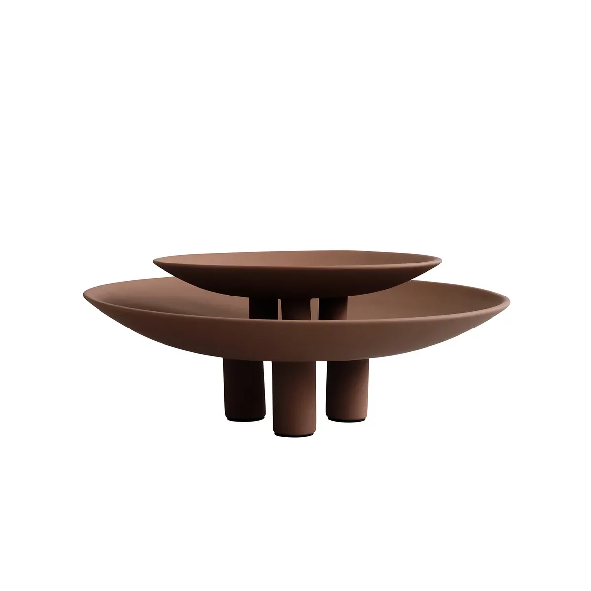 Håndmalt dekorasjonsfat Duck Mini Almond Ø 30 cm