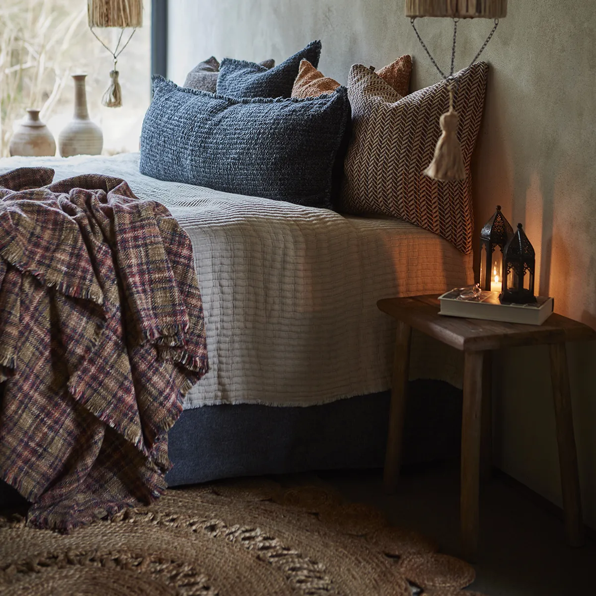 JUNI matte jute Ø150 cm